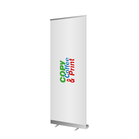 Roll-Up Budget | B 80 cm x H 200 cm | einseitig bedruckt